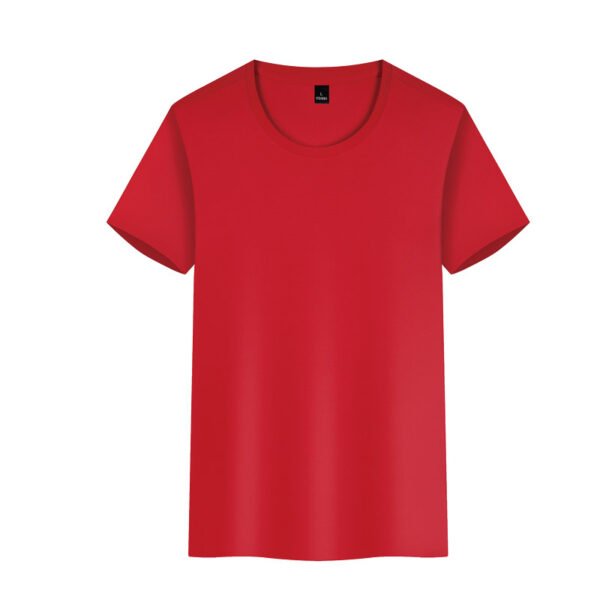 Customized Ice Silk T-shirt, Nylon Cooling Men's Sweat-Absorbing Breathable Pullover, Summer Short Sleeve Cultural Shirt Advertising Shirt.