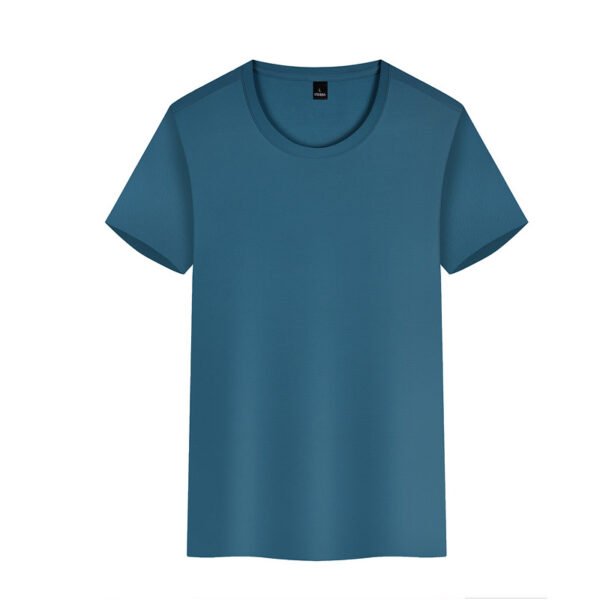 Customized Ice Silk T-shirt, Nylon Cooling Men's Sweat-Absorbing Breathable Pullover, Summer Short Sleeve Cultural Shirt Advertising Shirt.
