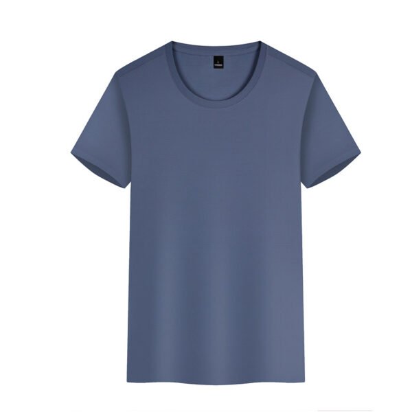 Customized Ice Silk T-shirt, Nylon Cooling Men's Sweat-Absorbing Breathable Pullover, Summer Short Sleeve Cultural Shirt Advertising Shirt.