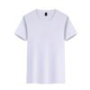 Customized Ice Silk T-shirt, Nylon Cooling Men's Sweat-Absorbing Breathable Pullover, Summer Short Sleeve Cultural Shirt Advertising Shirt.