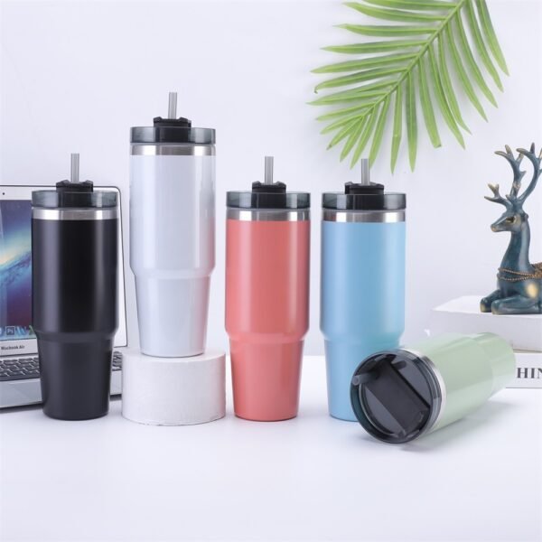 30oz (890 ml) Stainless Steel Vacuum Insulated Tumbler | Multiple Colors | Custom Logo Available