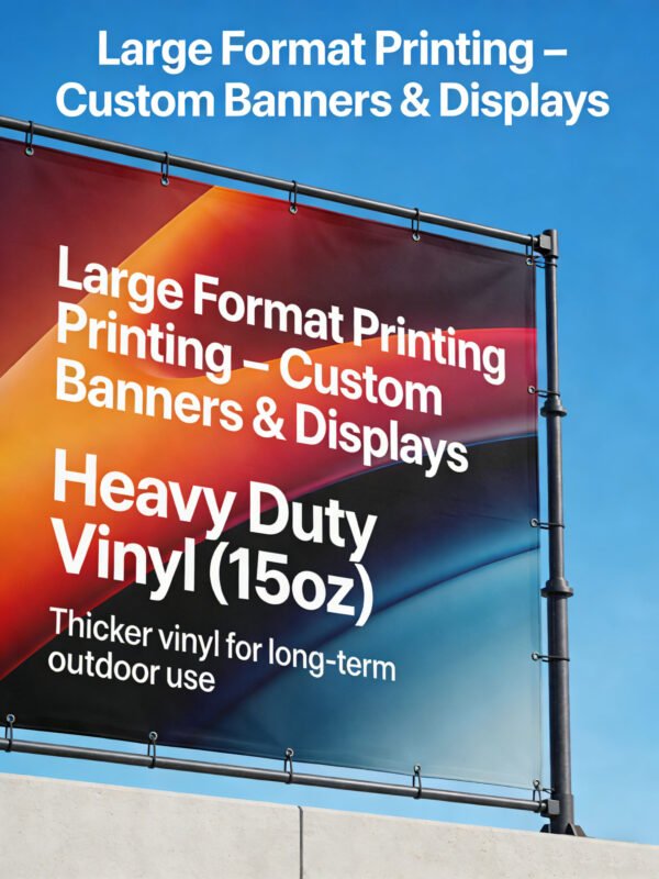 Large Format Printing – Custom Banners & Displays Product Overview